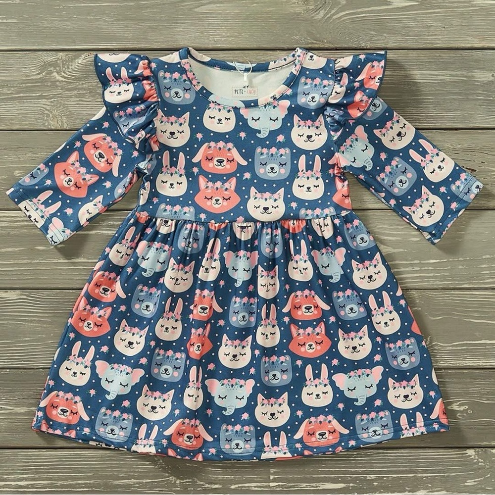 NWT Pete + Lucy Animal Floral Dress